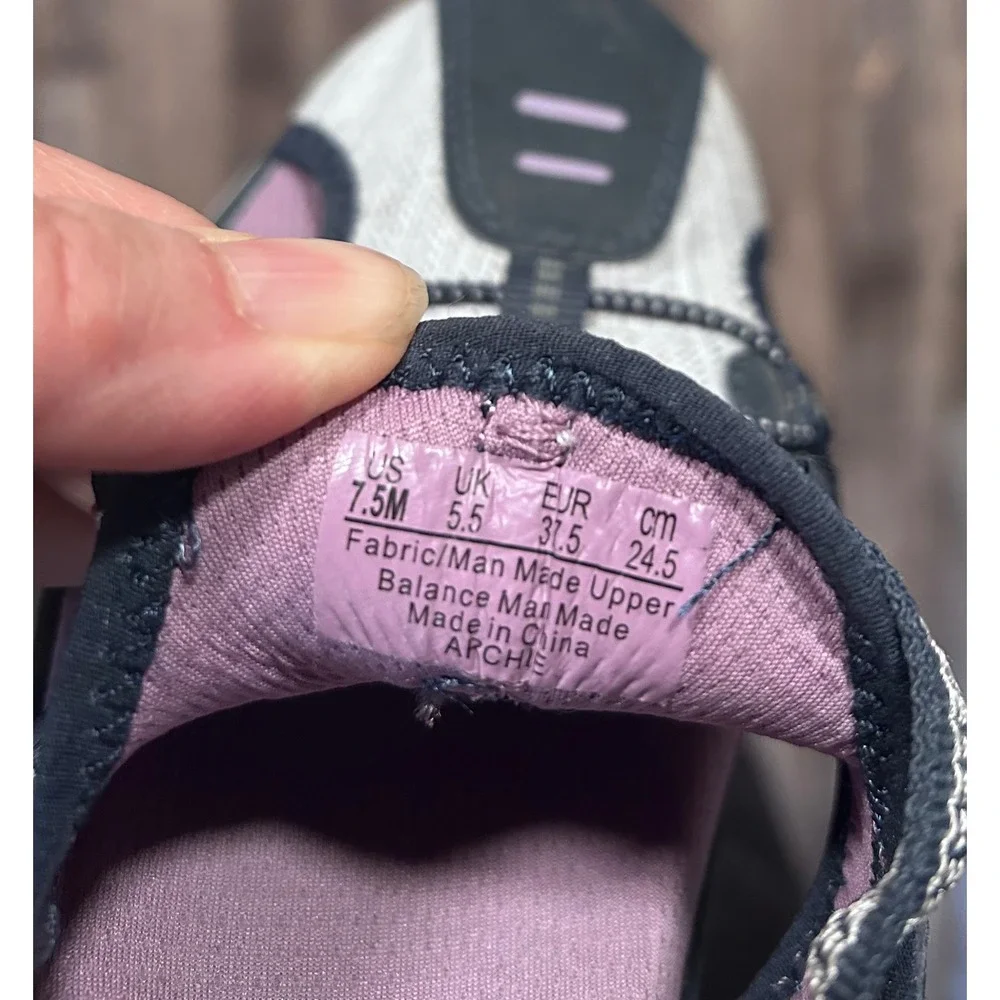 Dr. Scholl's Archie Sport Sandal Womens 7.5 Navy Purple Memory Foam Walking Shoe